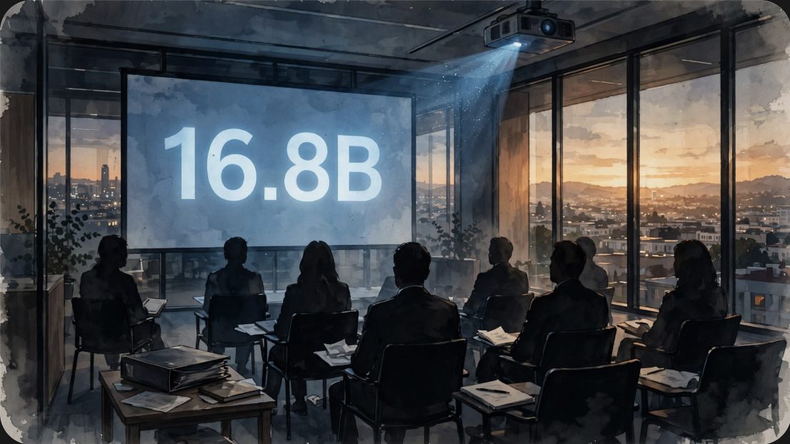 $16.8B in 90 days after losing $42B last year