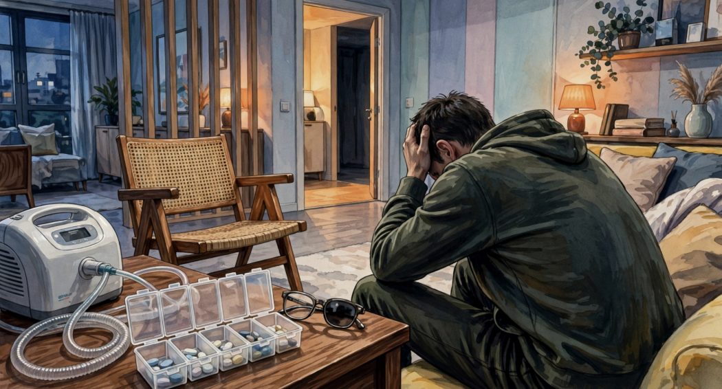 Reality TV star cries on air over his mother's failing lungs