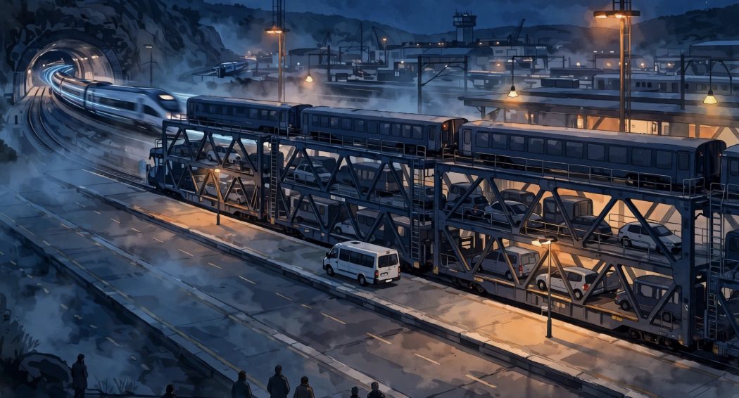 Un minibus percute un train au Tunnel sous la Manche, 19 blessés