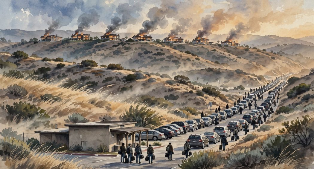 Etats-Unis: des maisons détruites par des incendies près de Los Angeles
